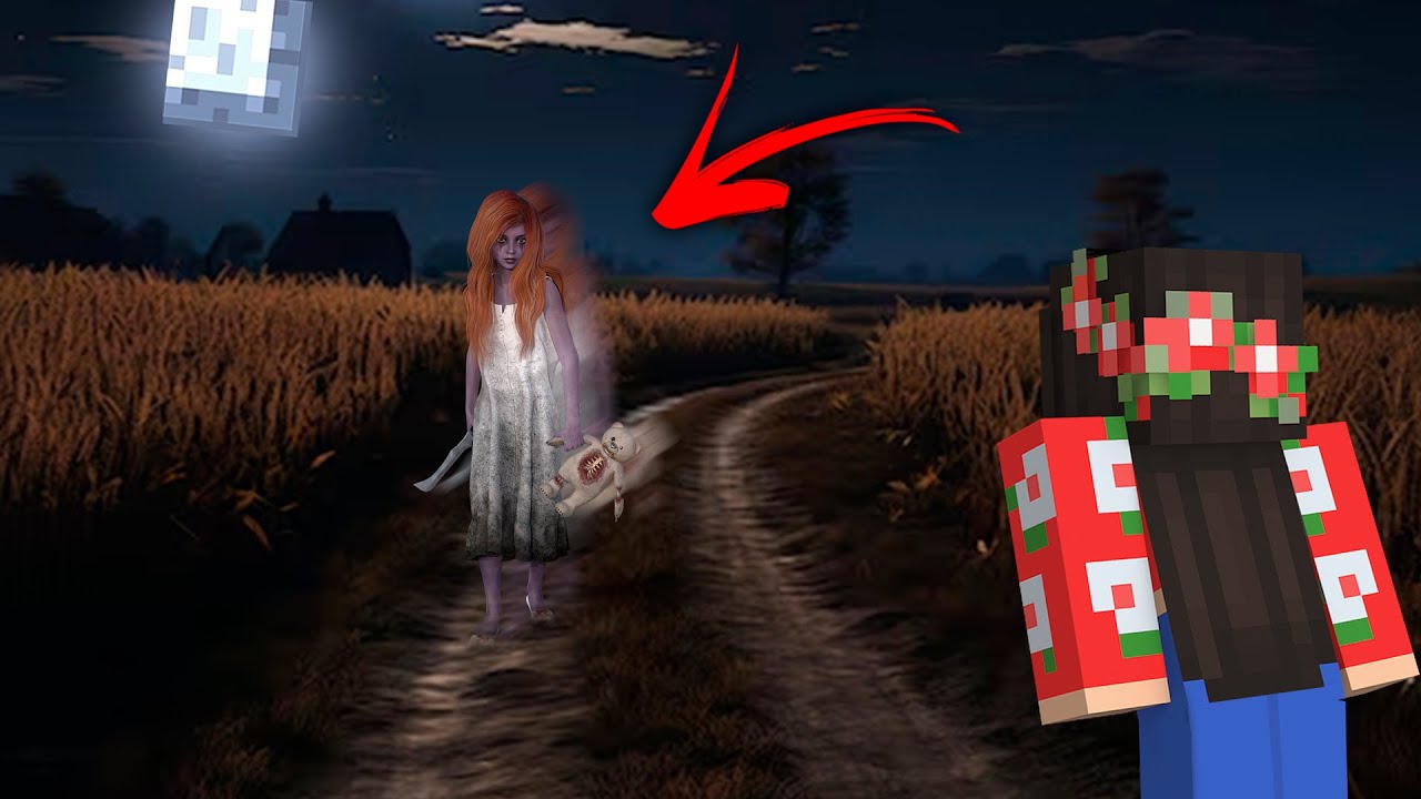 FANTASMA DA MENINA APARECEU NA NOSSA FRENTE NO MINECRAFT!