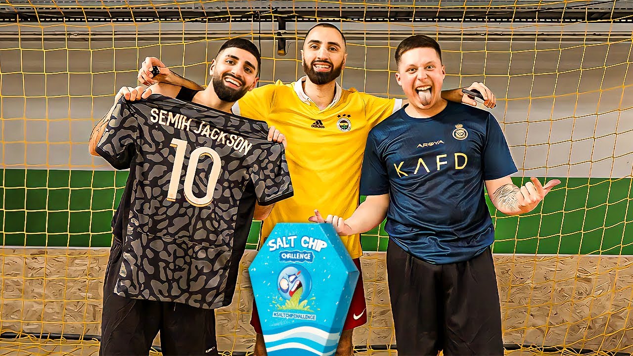 FUSSBALLCHALLENGE MIT JORDAN & SEMIH ⚽️🏖️ mit sehr ekliger Bestrafung 🧂🤮