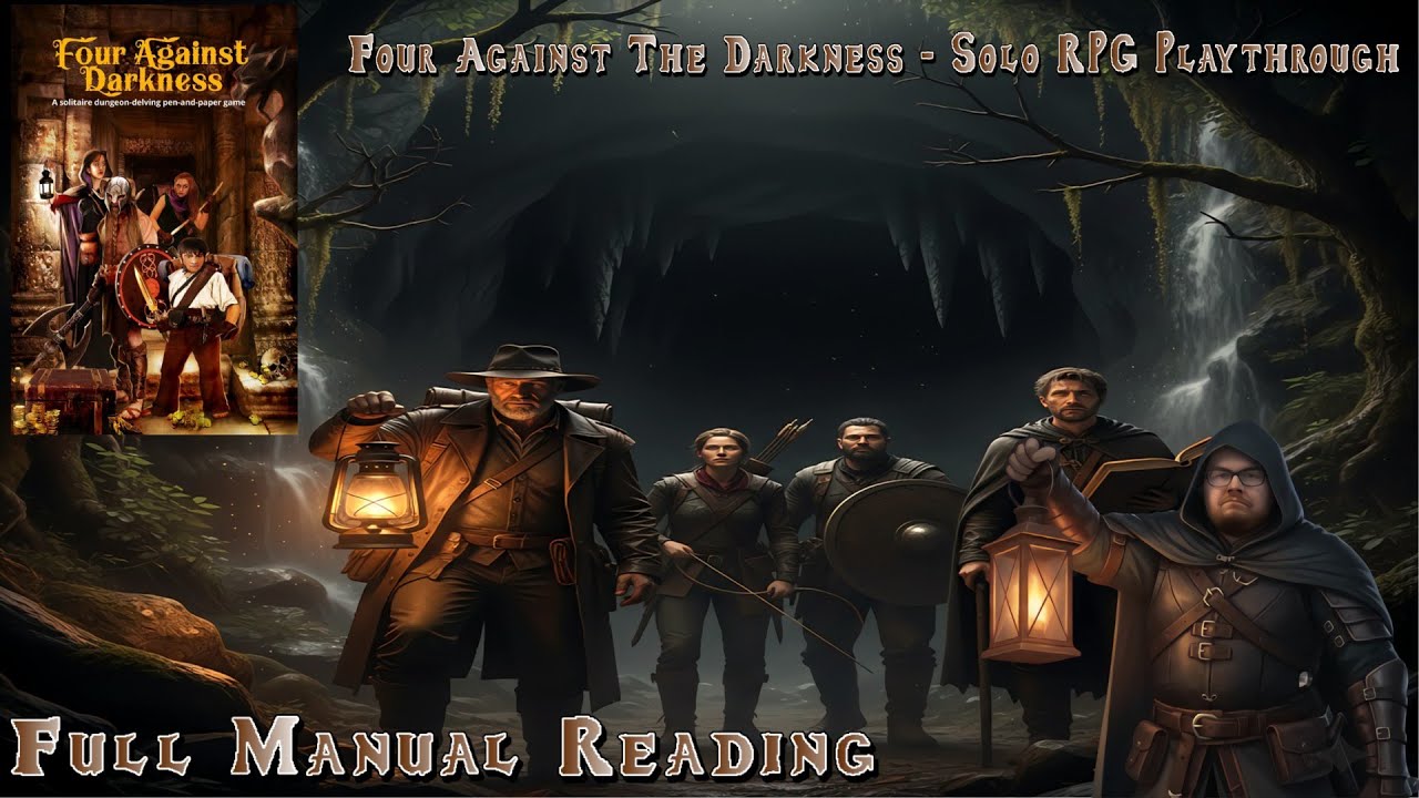 Solo Play - Four Against The Darkness Episode 1: Introduction, Classes and Item Overview
