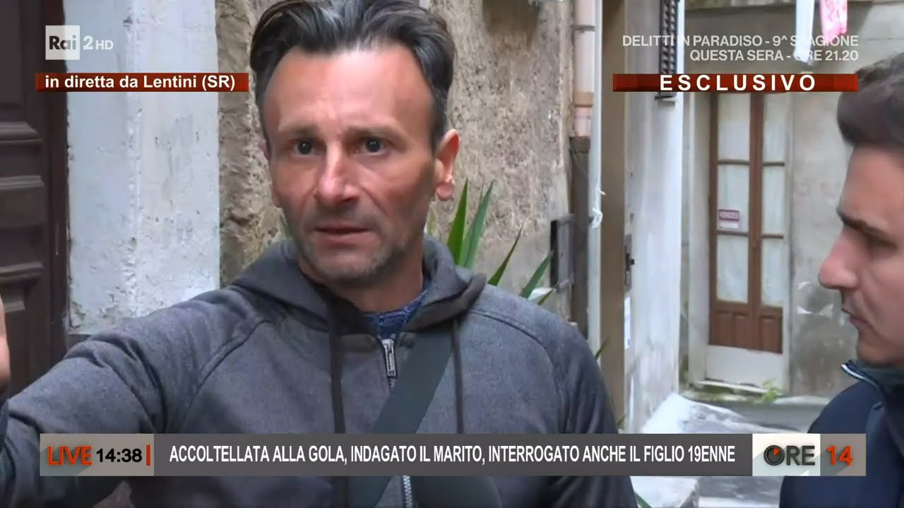 Esclusiva, omicidio a Lentini: parla il marito della vittima - Ore 14 del 14/03/2022