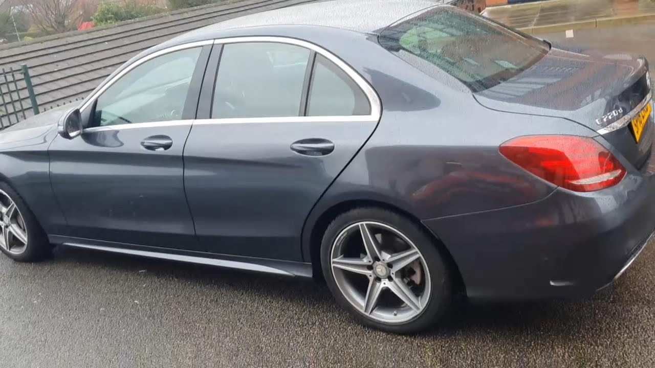 MERCEDES BENZ C CLASS  C220D AMG LINE 2016 INTERIOR, EXTERIOR AND TEST DRIVE REVIEW