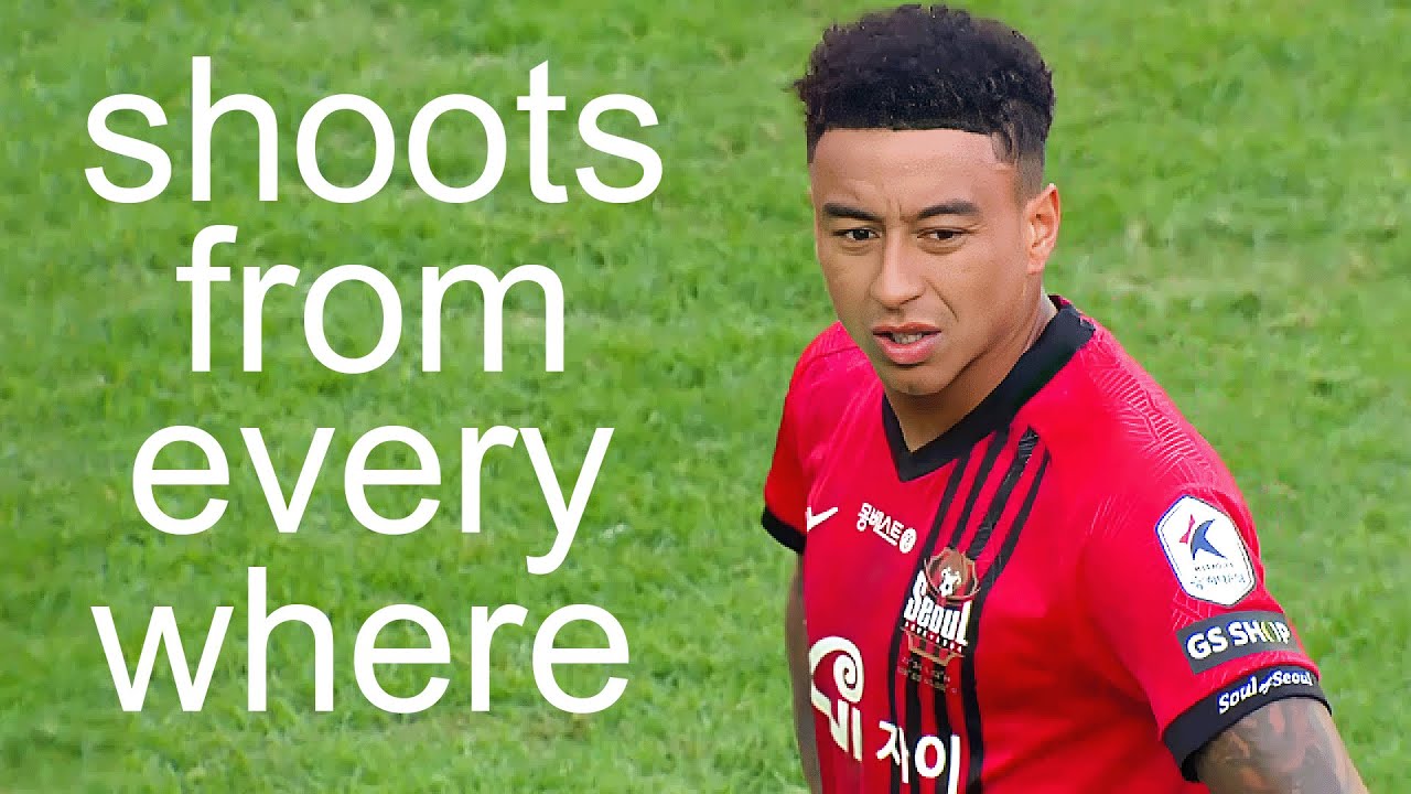 I found Jesse Lingard's last 19 shots...