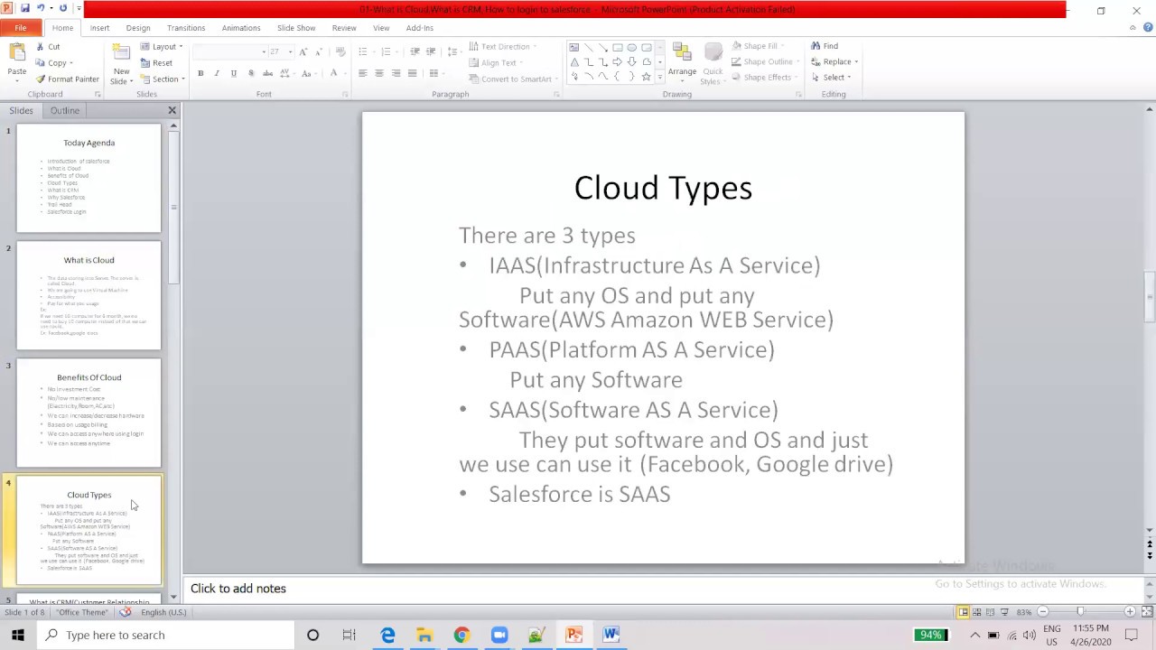 What is Cloud ||Benefits of cloud ||Cloud Types || What is CRM ||How to login to salesforce In Tamil