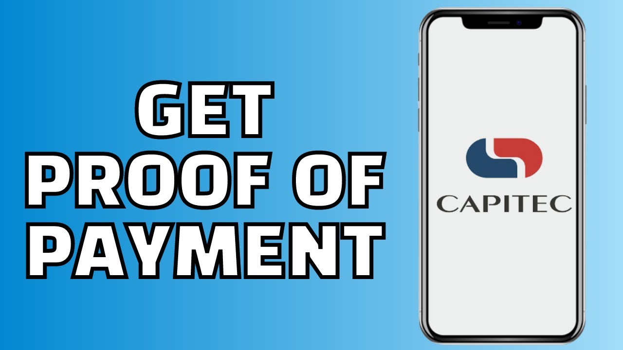 Как получить подтверждение платежа из приложения Capitec