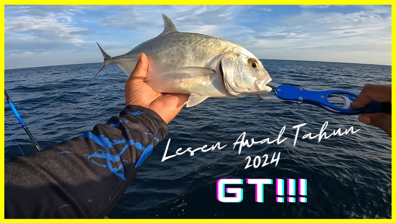 Lesen Awal Tahun 2024 | GIANT TREVALLY | Inderasabah Fishing Paradise