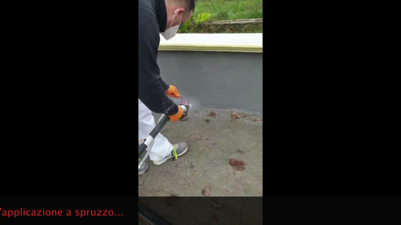 Wagner Plastcoat 1030 applica Oikos Biocompact 1.2 / Mapei Quarzolilite / FassaBortolo RX 561