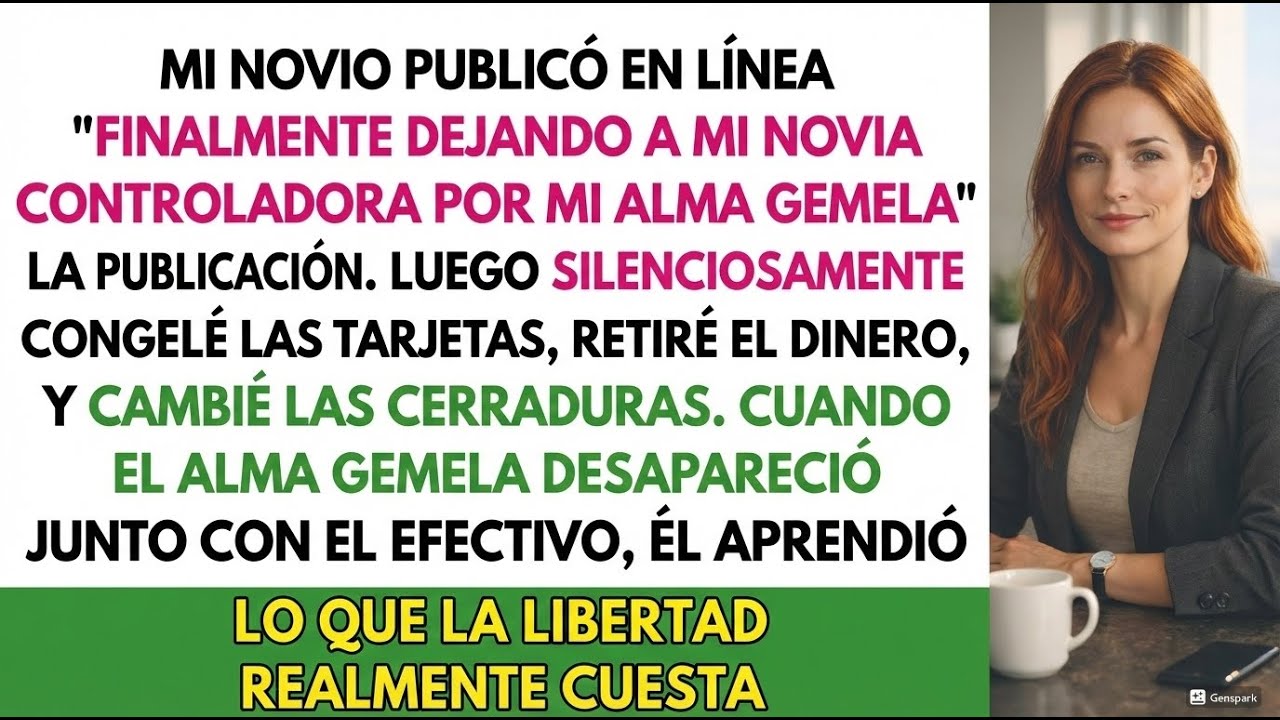 Mi novio dijo que dejó a su novia controladora por su alma gemela; le di like y seguí mi camino.
