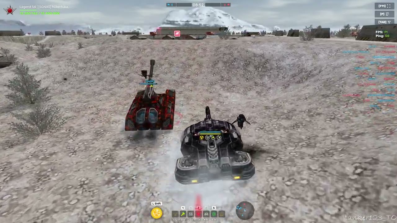 Tanki Online Gauss Ultra Skin Hacked Aiming Processor Augment and Ares gameplay no commentary