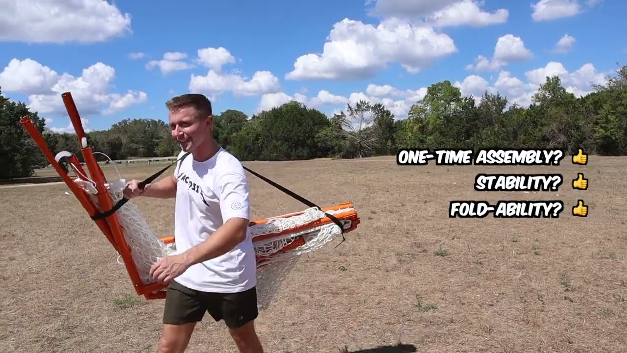 Best Foldable Lacrosse Goal? (Rage Cage Club v6 REVIEW)