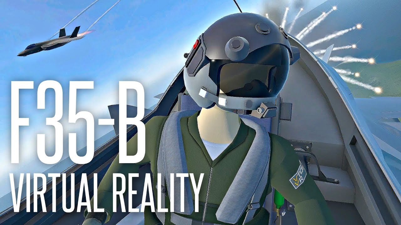 LEARNING TO FLY AN F-35B IN VIRTUAL REALITY - VTOL VR Gameplay