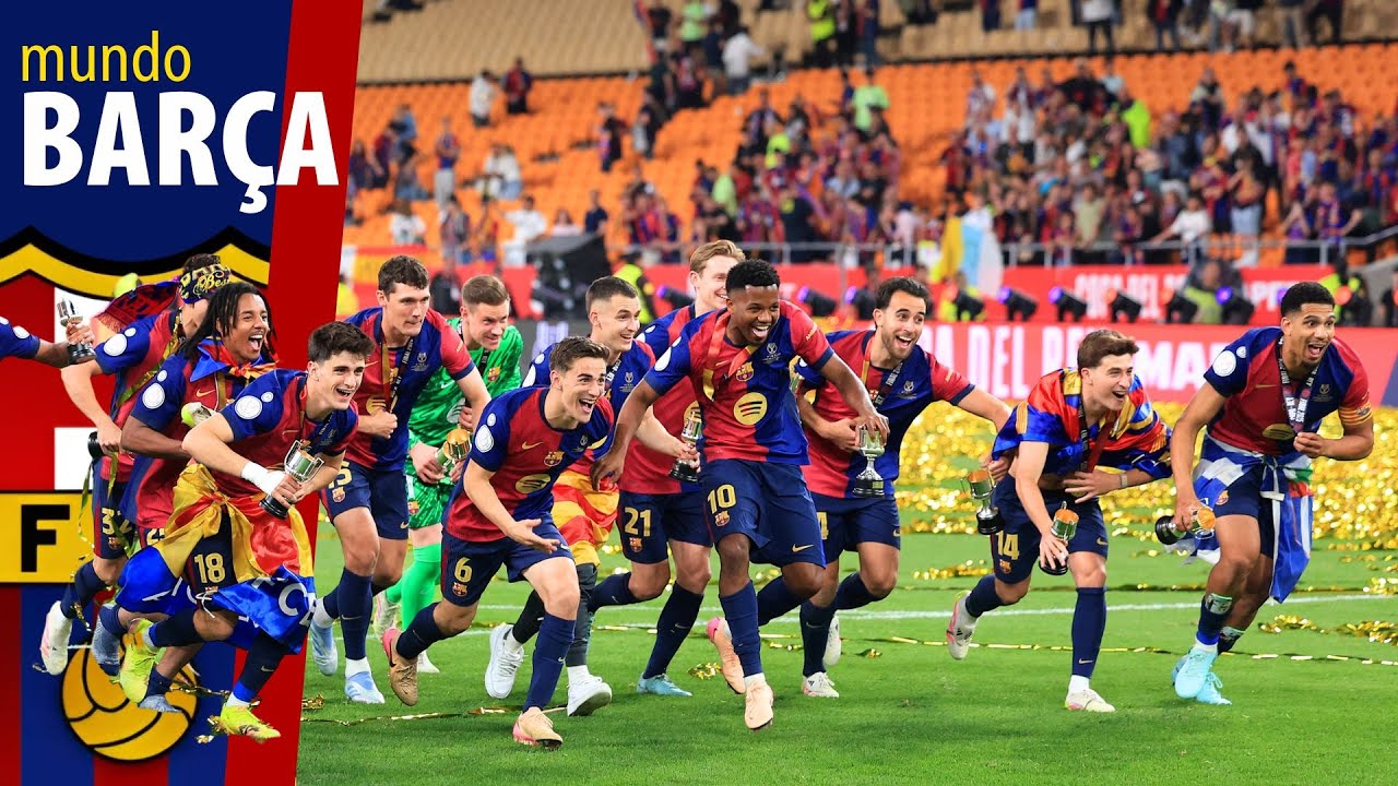 ¡BARÇA CAMPEÓN de COPA! Así fue la CELEBRACIÓN con la AFICIÓN tras conquistar la Copa en La Cartuja