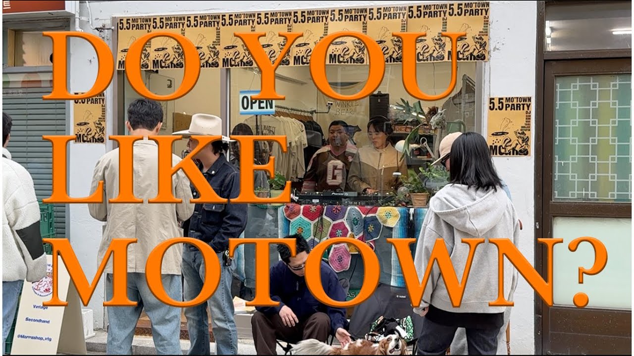 R&B MIXSET  in motown party l 90's RnB, Soul l Morris Vintage Shop in SEOUL