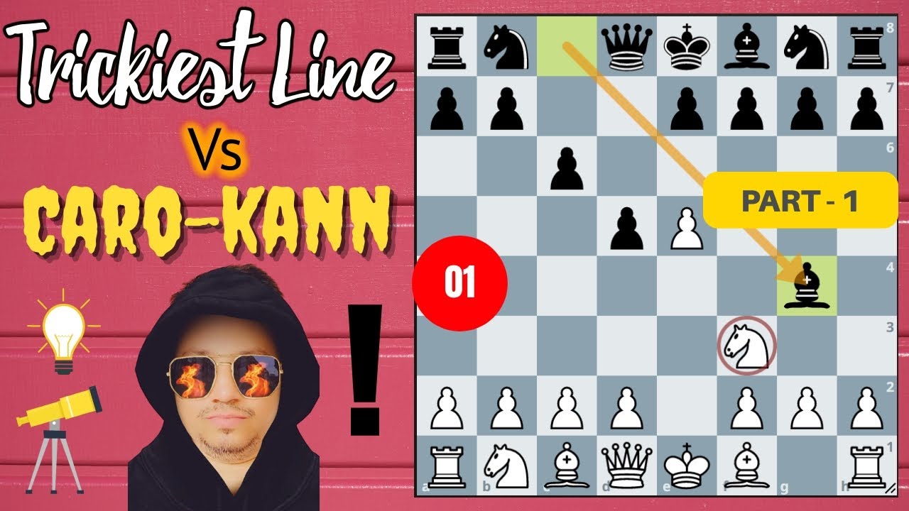 Trickiest Line Vs Caro-Kann - 1 (Bg4)