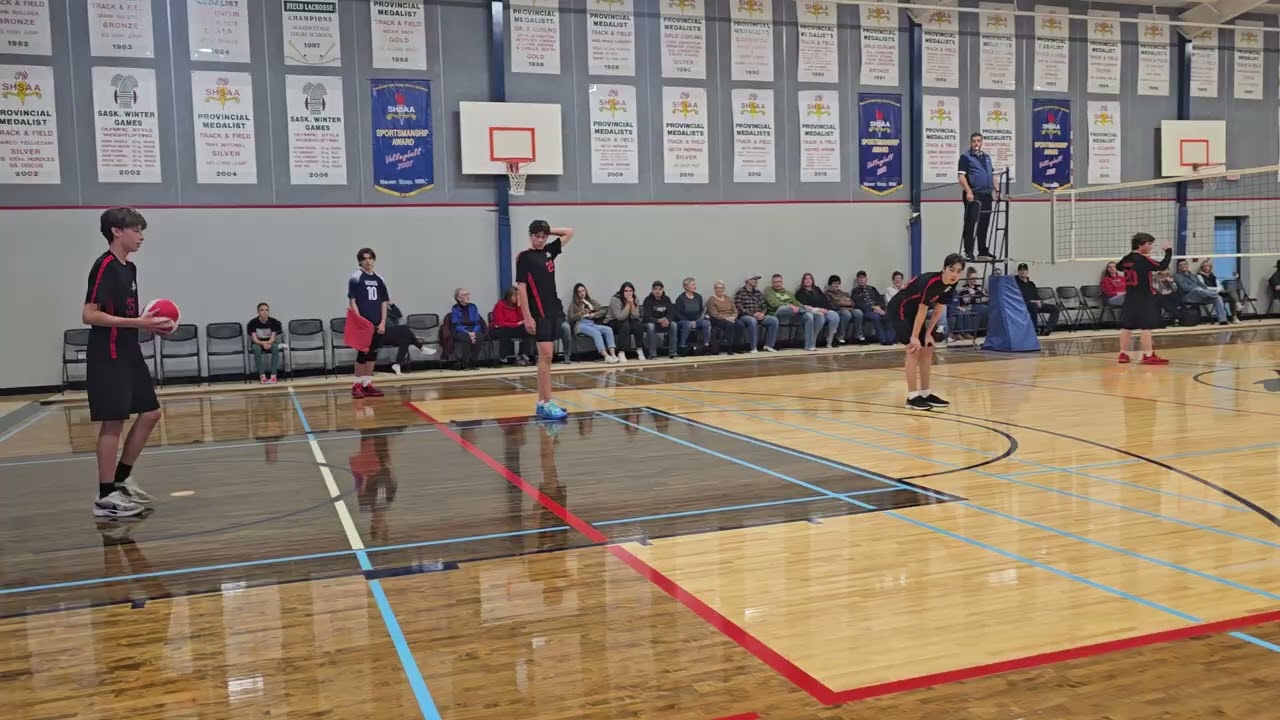 Glaslyn Jets Jr  Boys Volleyball  - 2025 Districts in Maidstone