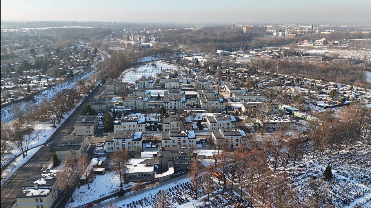 20.01.2026.🇵🇱SIEMIANOWICE ŚLĄSKIE - NOWY ŚWIAT I OKOLICE Z DRONA. 4K 60FPS 