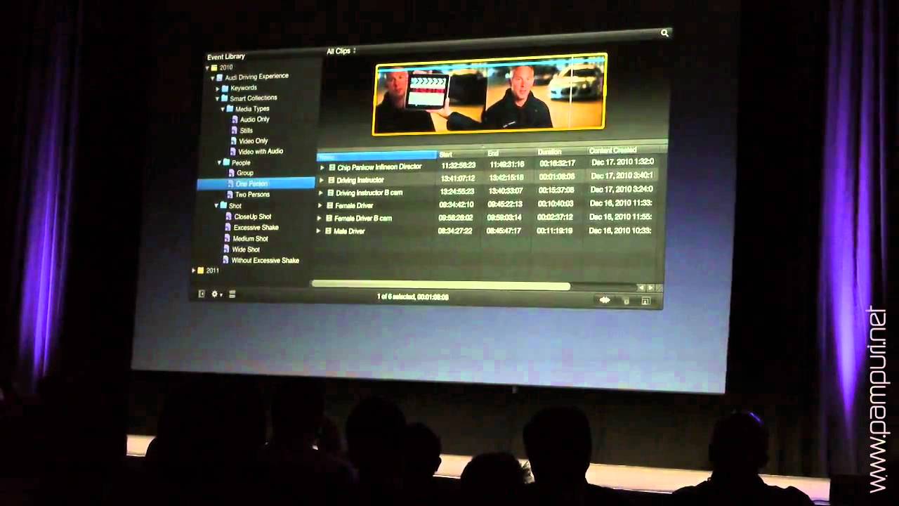 Supermeet Las Vegas Nab 2011 Apple annonce Final cut pro X (part1)