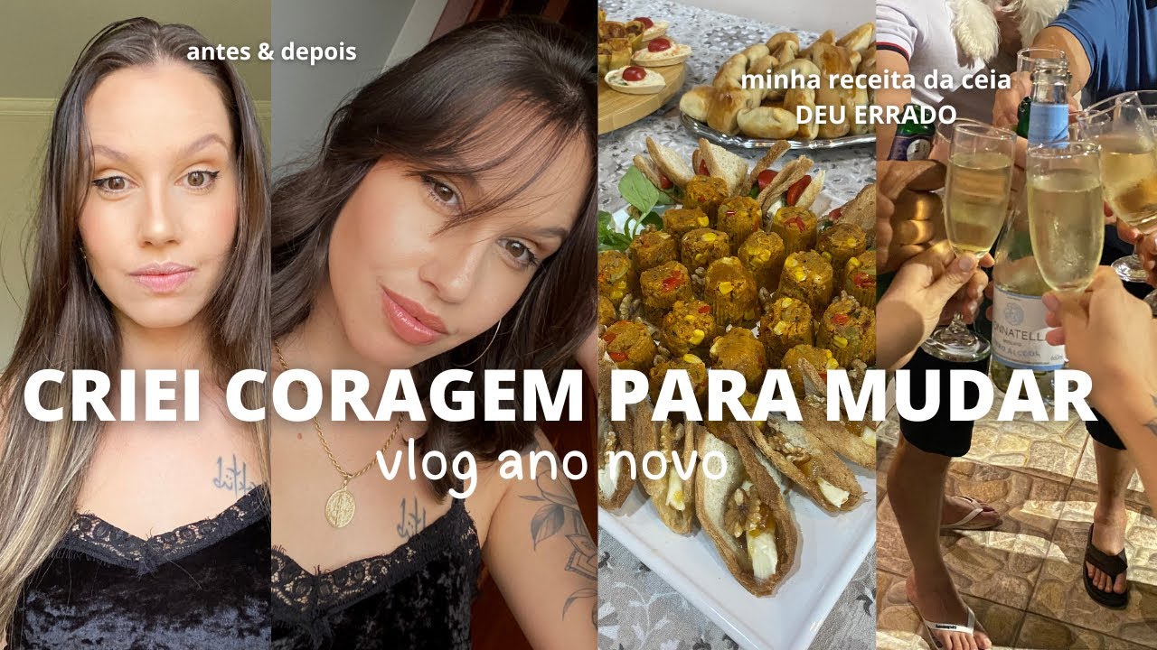 MUDEI O VISUAL NO ULTIMO DIA DO ANO | PETISCO PRATICO PARA A CEIA DE ANO NOVO | DEU ERRADO