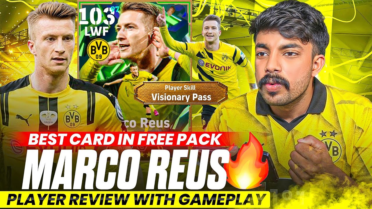 FREE MARCO REUS PLAYER REVIEW 🤯🔥 || BEST PLAYER PROGRESSION || THE BEST CARD IN THIS PACK 💯🙌