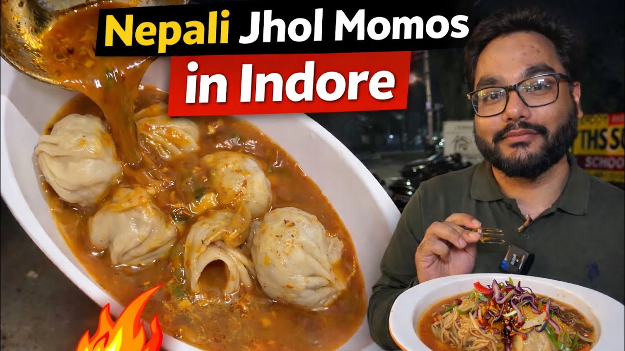 Вкус Непала в Индауре 🥟 | Джол Момос, Тупка и многое другое 🔥 | #indoriichatore #indore