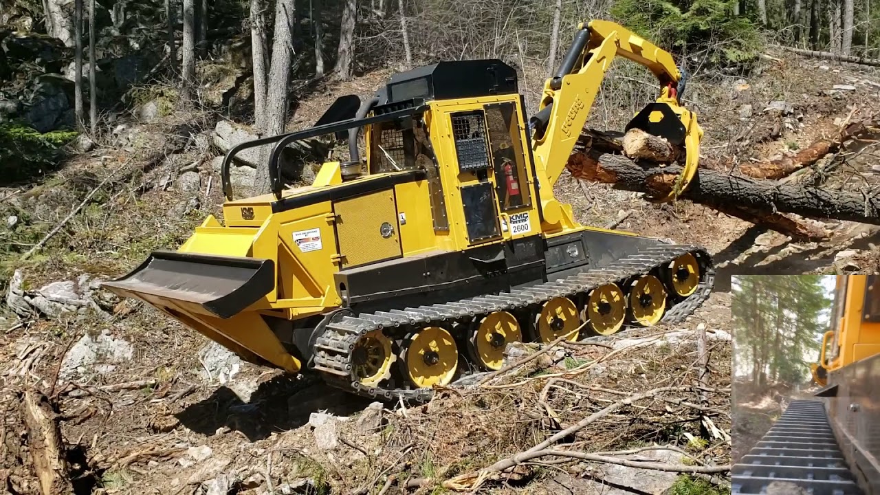 *Amazing* Multi-Perspective KMC 2600 Skidding Adverse Steep Slopes *Must Watch*