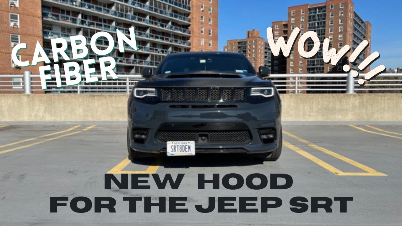 НОВЫЙ КАПОТ DEMON ИЗ УГЛЕРОДНОГО ВОЛОКНА УСТАНОВЛЕН НА МОЙ JEEP SRT!!!
