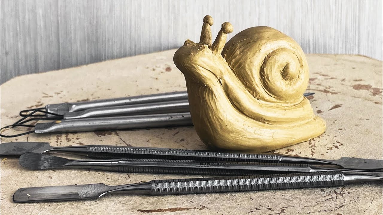 sculpture making easy | sculpture making at home | آموزش مجسمه سازی با گل مقدماتی