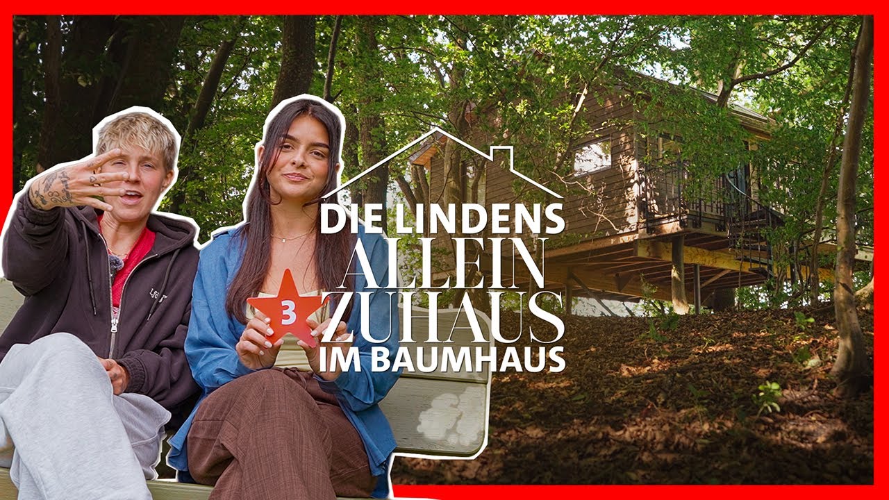 Wer wackelt an meinem Baumh&auml;uschen? 🧙🏼&zwj;♀️ Die Lindens allein Zuhaus | im Baumhaus