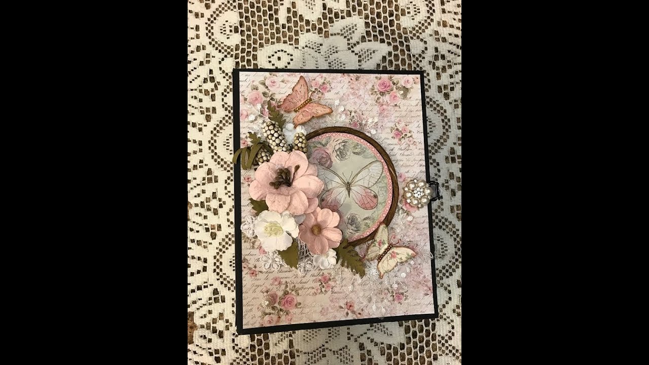 BEGINNERS MINI ALBUM TUTORIAL PART 1 SHABBY ROSE SHELLIE GEIGLE JS HOBBIES AND CRAFTS