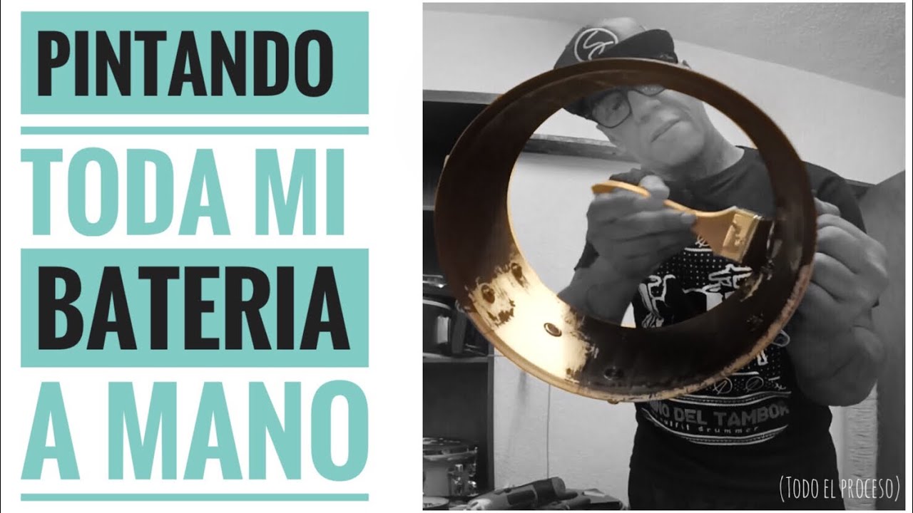 #VLOGBATERISTICO: PINTANDO MI BATERIA (sellando los tambores)/ #jeangonzalezdrummer