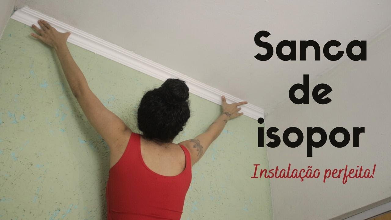 Como Instalar Sanca de Isopor no TETO