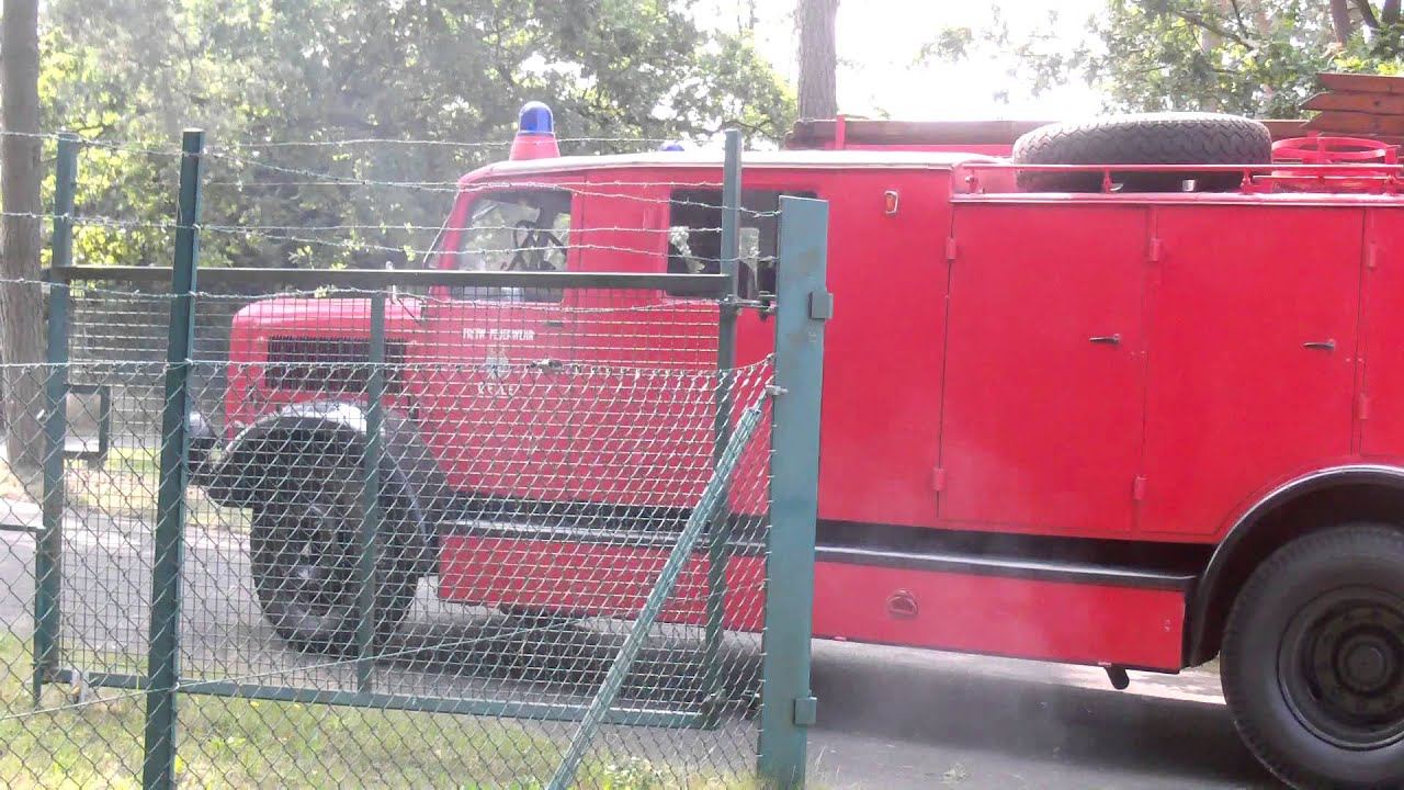 Feuerwehrmuseum Tramm (Lüchow-Dannenberg) Mercedes LKW L4500 Baujahr 1941 Bewegungsfahrt Teil 4