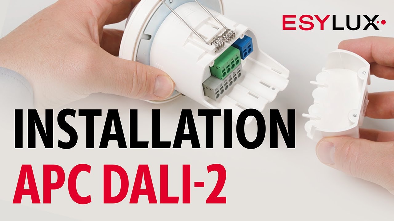 Détecteur de présence APC DALI-2 facile à installer I Montage et installation