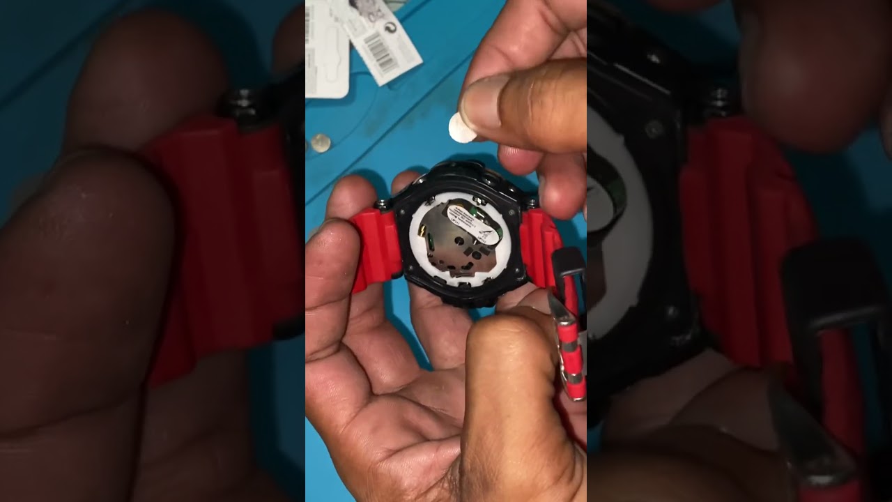 #โพสไปเรื่อย  #วิธีเปลี่ยนถ่าน G-SHOCK  GA1000(นักบิน)