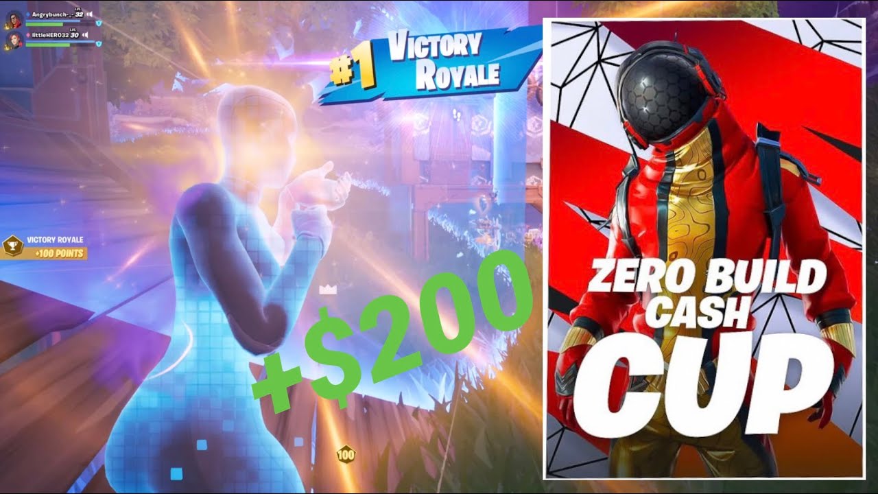 How We Won a Game in the Zero Build Victory Cash Cup Finals / +$200 (Chapter 5)