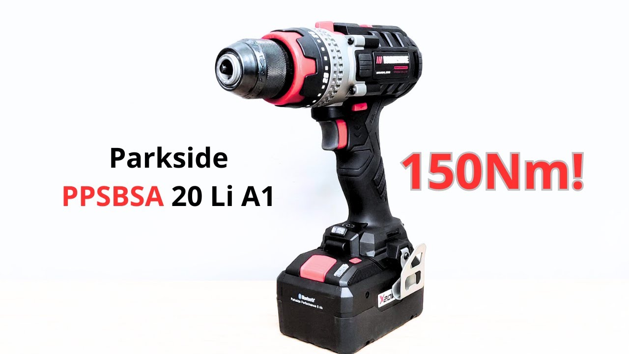 Parkside PPSBSA 20-Li A1 - wiertarko-wkrętarka udarowa 150Nm!