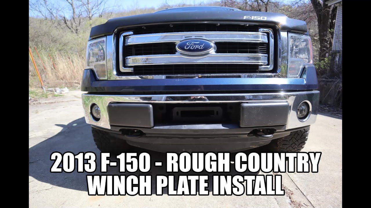 Rough Country Hidden Winch Plate Install