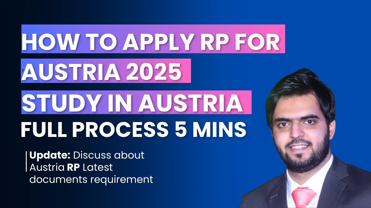 Residence Permit for Austria Study Visa 2025 | How to Apply RP in Austria 2025 Full Process