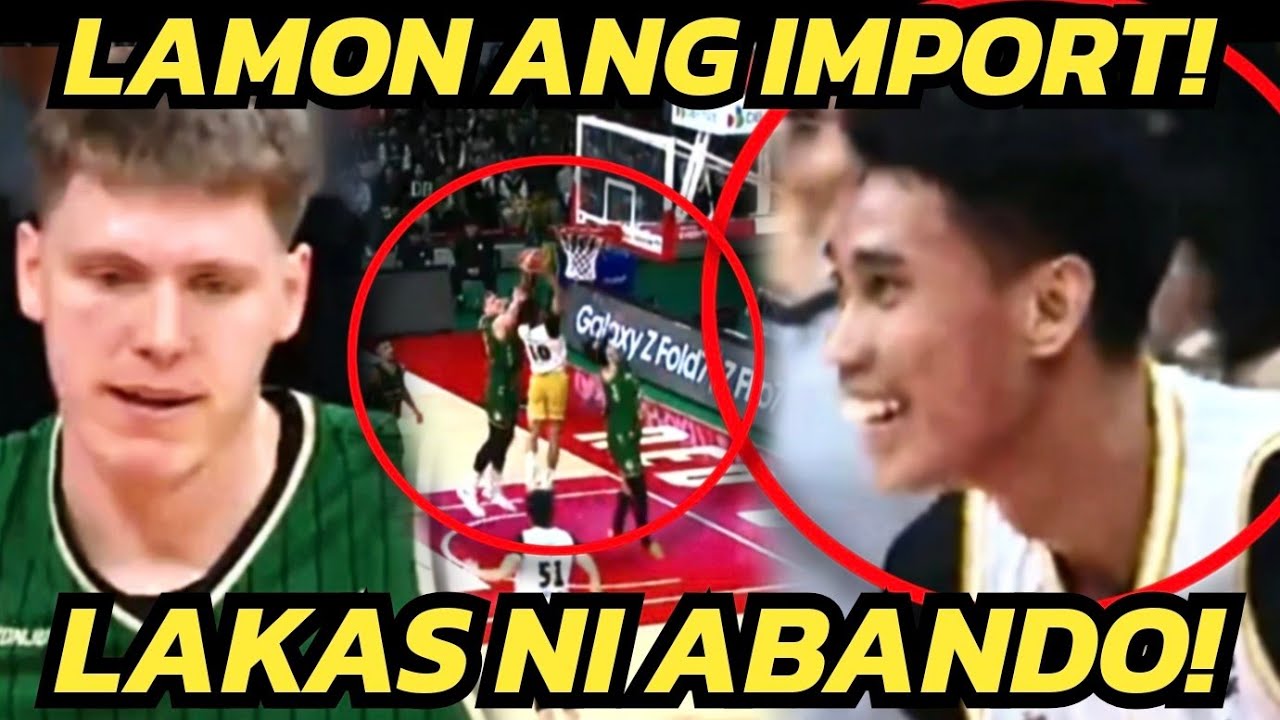 WOW! Ganto "INASAR" ni RHENZ ABANDO ang IMPORT ng KALABAN! ! Di nakapalag kay LAKAY! LAKAS ni ABANDO