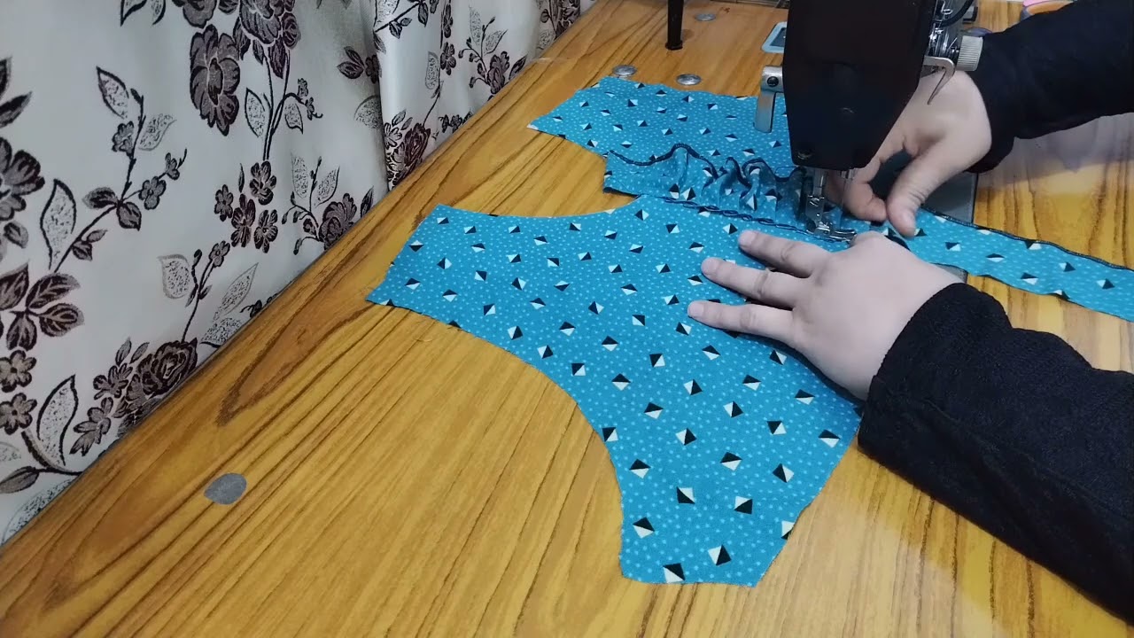 تفصال وخياطه زي هندي او أتراك بناتي موديل سهل وحلو 🌹🌹🌹