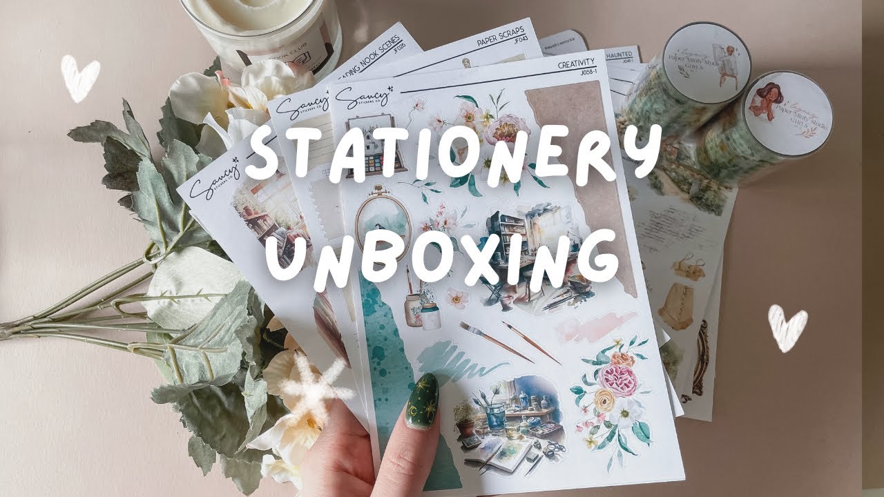 Stationery Unboxing | Stickers | Bullet Journal Supplies
