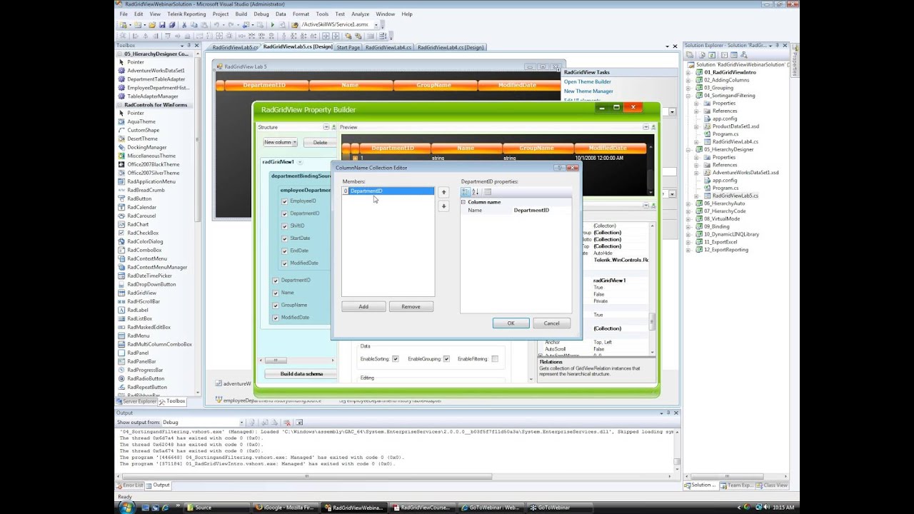 RadGridView for WinForms Webinar