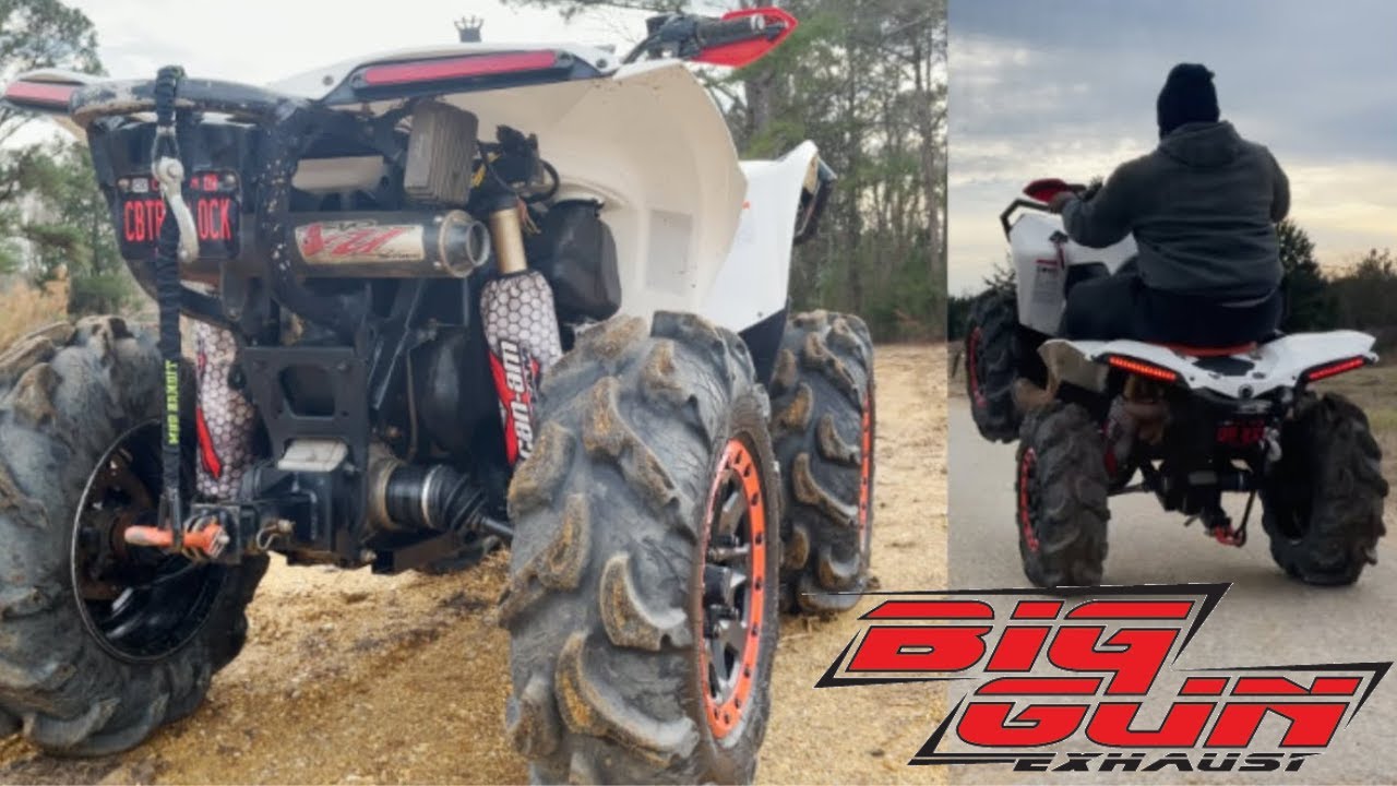 CAN AM RENEGADE | BIG GUN EXHAUST | EVO U SERIES | BEST BANG FOR YOUR BUCK | LOUD!!!!!