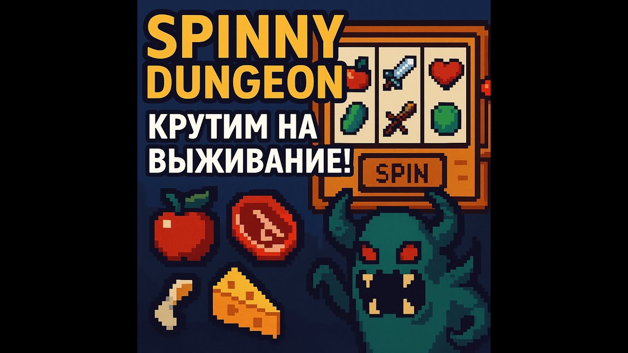Spinny Dungeon &mdash; рогалик со спиннером и едой! Первый взгляд на необычную демку
