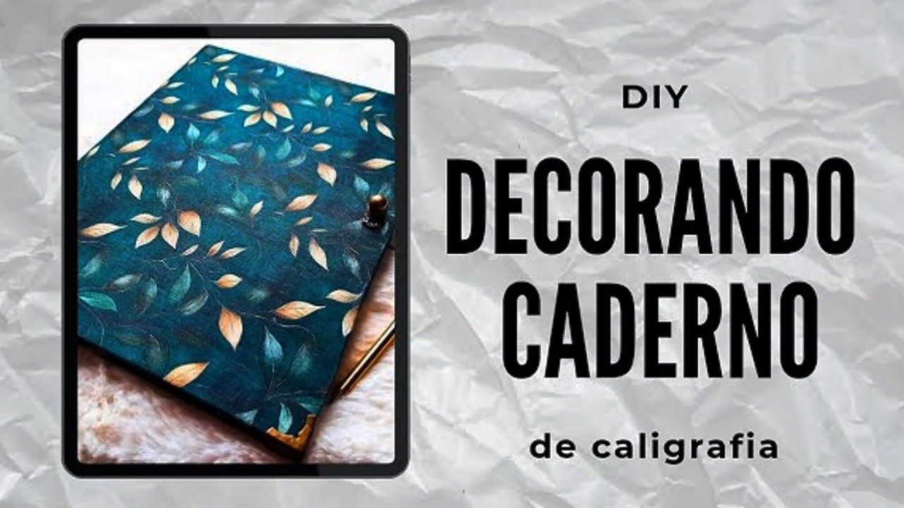 DECORANDO meu CADERNO📓 | DIY Criativo para Dar Vontade de Escrever ✍️