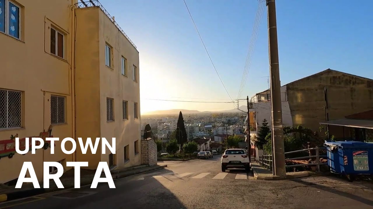 [HD] Walking Tour Of The Uptown Arta  🇬🇷