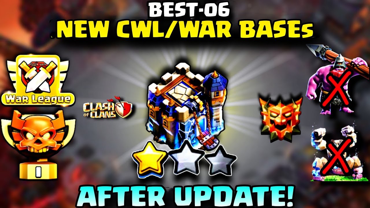 Top 6 Best Town Hall 18 Legend Bases for 1 STARS ! With TH18 War and cwl Base Link (Clash of Clans)