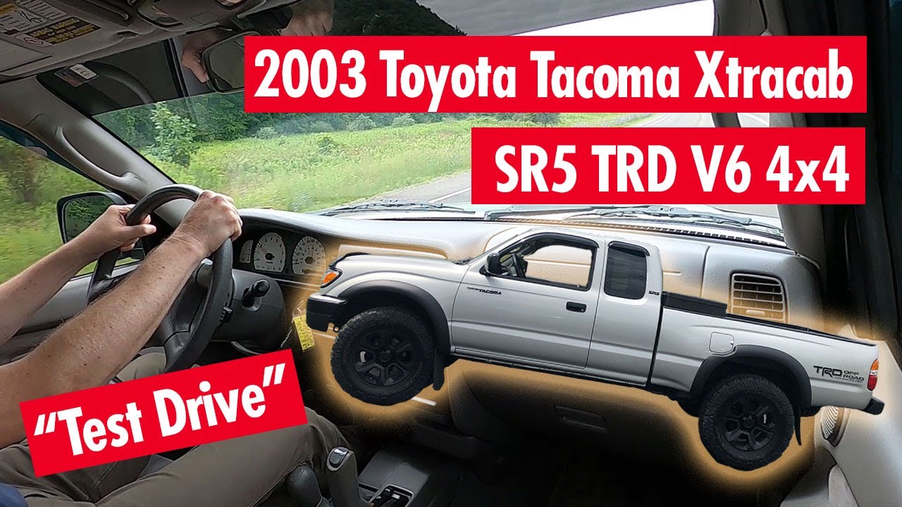 2003 Toyota Tacoma Xtracab SR5 TRD V6 4x4 Test Drive