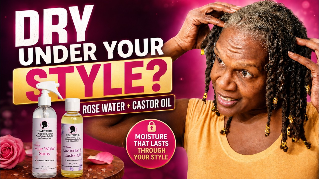 Benefits of Rosewater and Castor Oil in Sisterlocks - Beautiful Hair Products