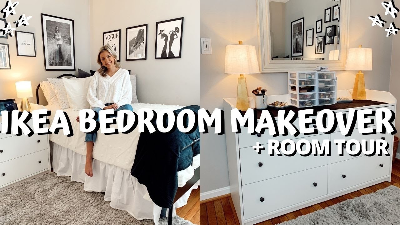EXTREME ROOM MAKEOVER + TOUR WITH IKEA 2021 // minimalist, Pinterest inspired