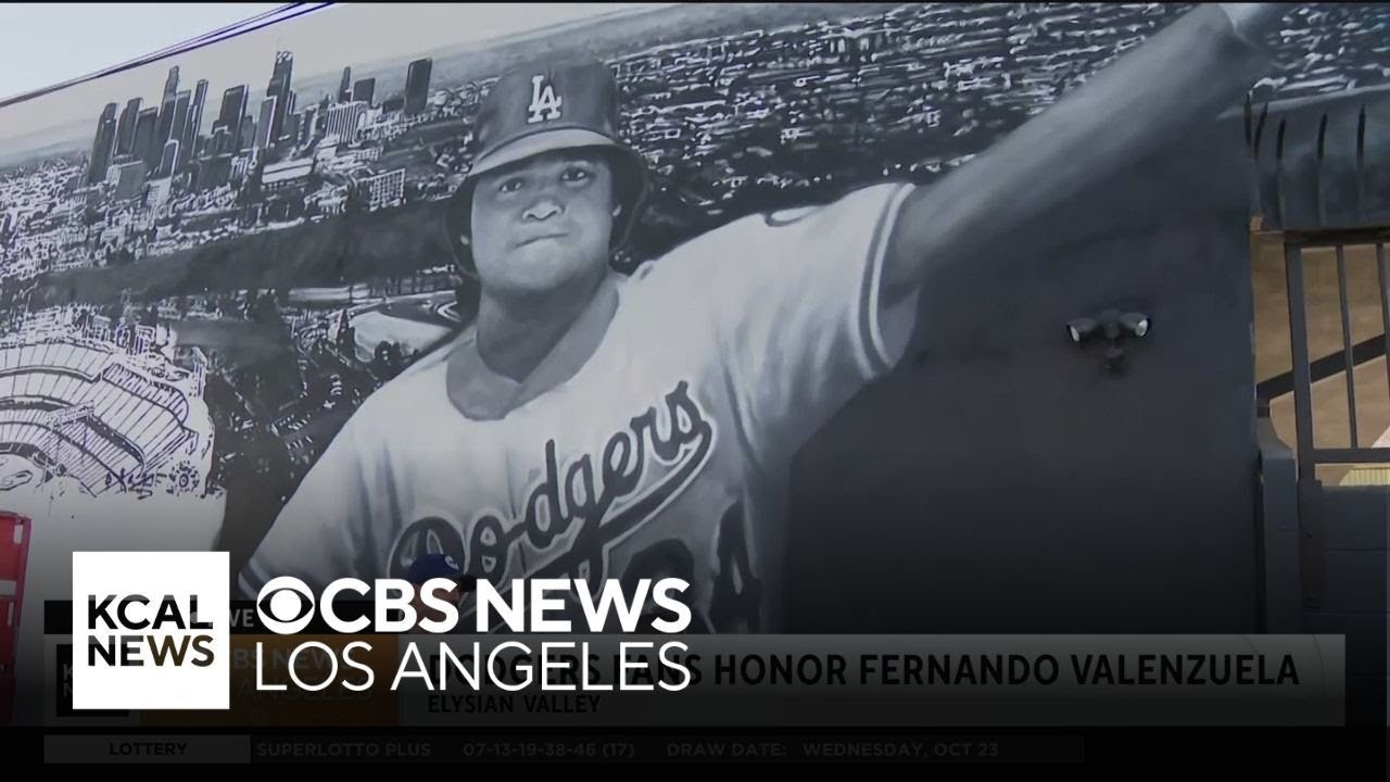 Mariachi performance, mural among tributes to Dodger great Fernando Valenzuela